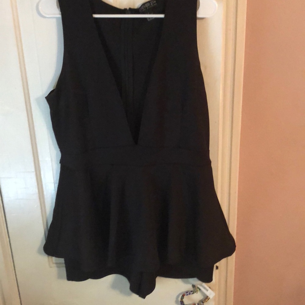 Peplum romper